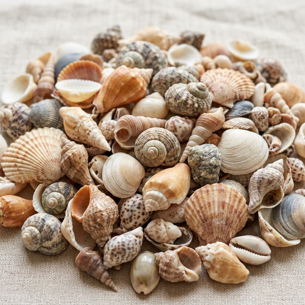 Bulk Mixed Natural Seashells